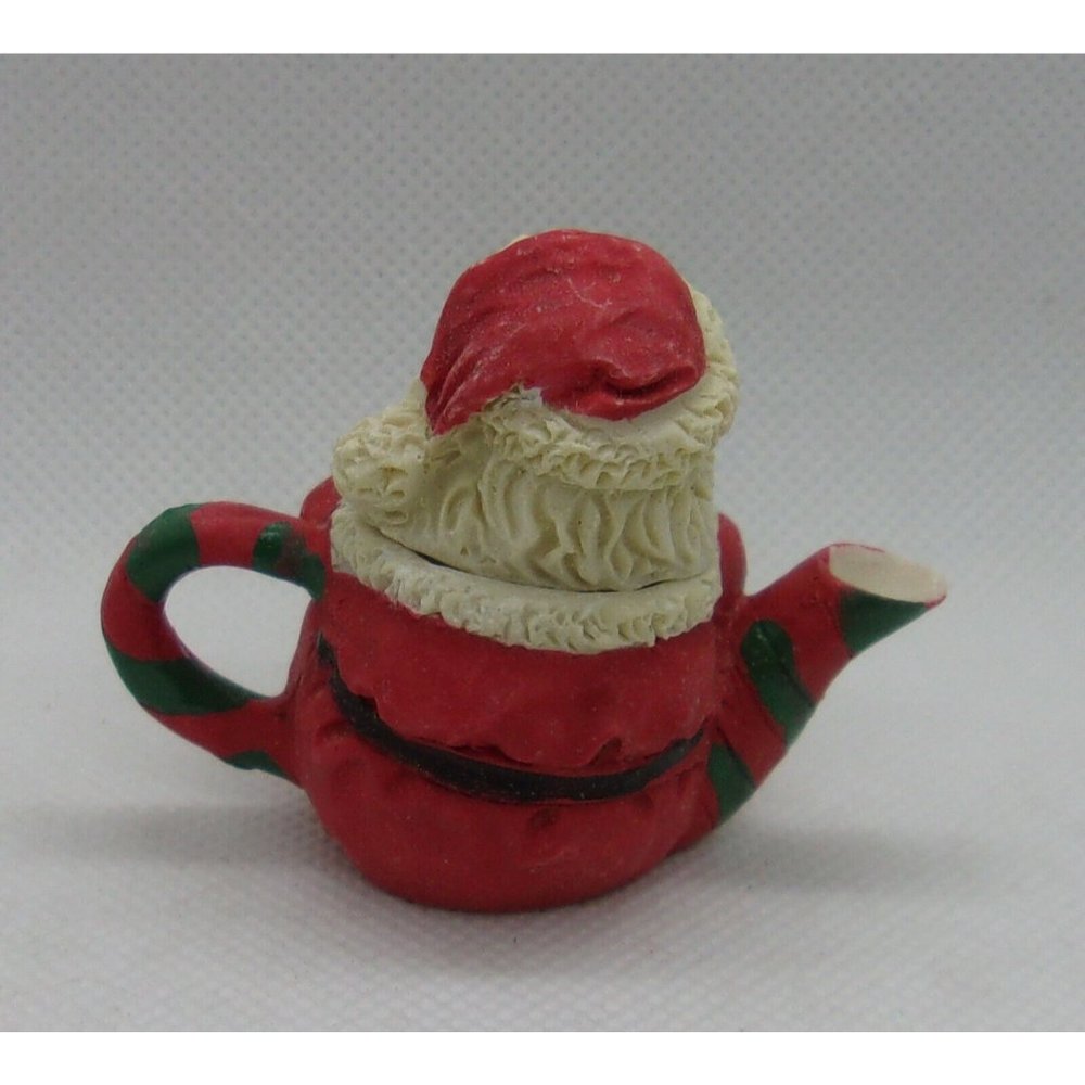 C&F Enterprises Miniature Resin Santa Claus Tea Set #48439 1995 - Picture 7 of 12